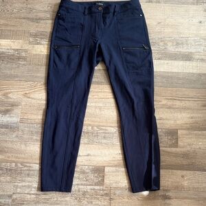 The Skimmer by White House Black Market Navy Blue Slim Fit Pants size 8